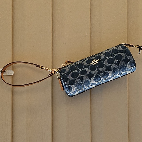 NWT Coach NOLITA DenimSignature Barrel Bag - Picture 12 of 12